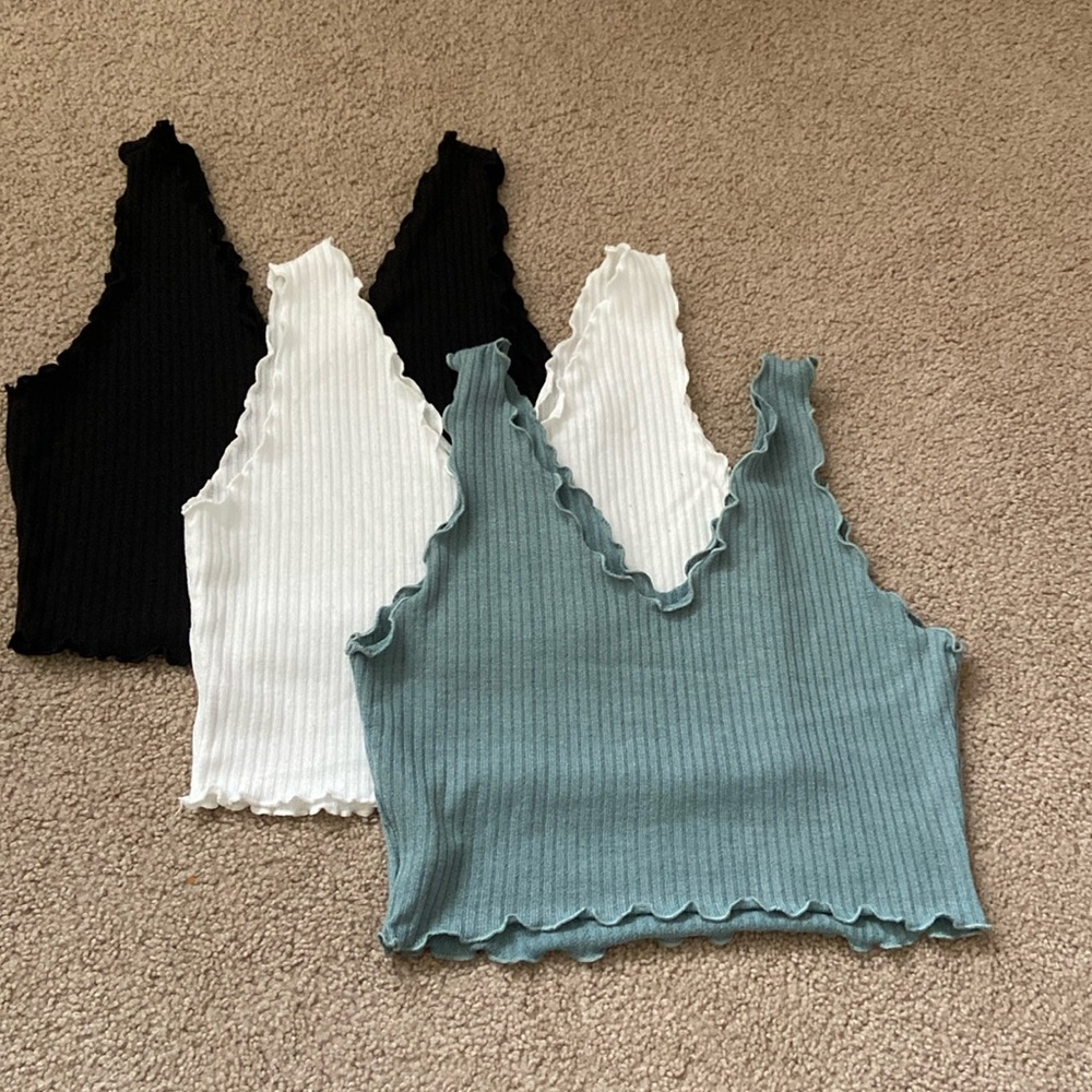 Teal, Black & Gray shirts (sold in a set of three)
Size: XL